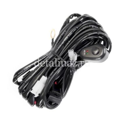 Проводка подключения фар доп света и LED балок (для 2 фар)