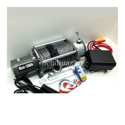 Лебедка электрическая 12V Electric Winch 12000lbs / 5443 кг (блок управления IP66) кев.трос 12mm