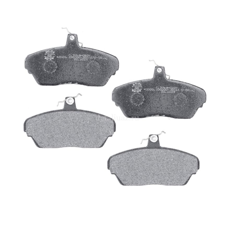 Колодки тормозные передние тормоза газ, 4 шт адс 42020.3302-00-3501170-00