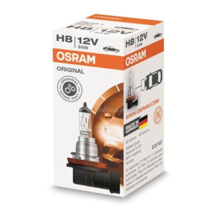 Лампа автомобильная галогенная Osram Original Line, для фар, цоколь PGJ19-1, 12V, 35Вт