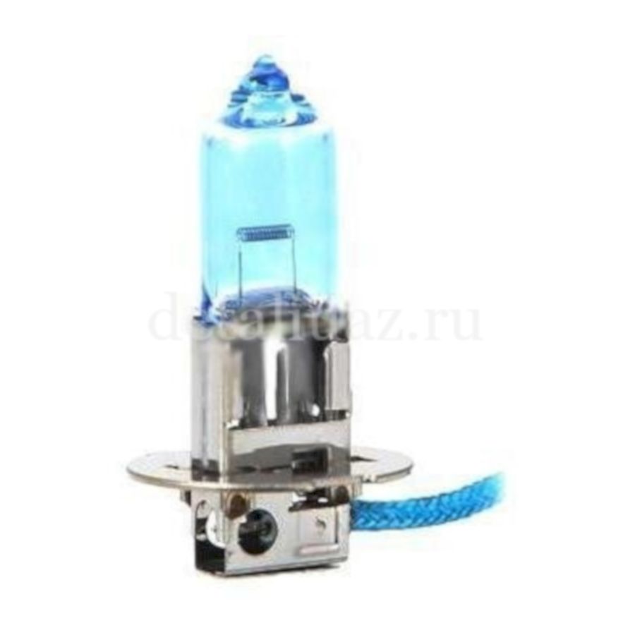 Лампа автомобильная галогенная Philips CrystalVision, для фар, цоколь H3 (PK22s), 12V, 55W