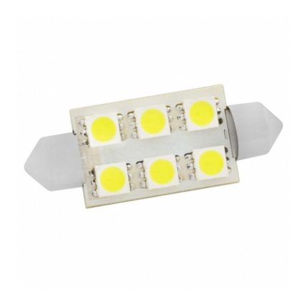 Skyway Автолампа диод T11 (C5W). SJ-0650 W/SJ-6SMD-5630 W