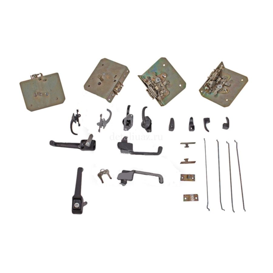 Замки дверей люкс (к-т 24 предмета)